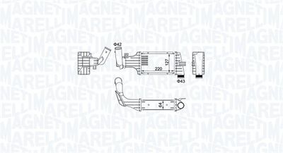 Charge Air Cooler MAGNETI MARELLI 351319204160