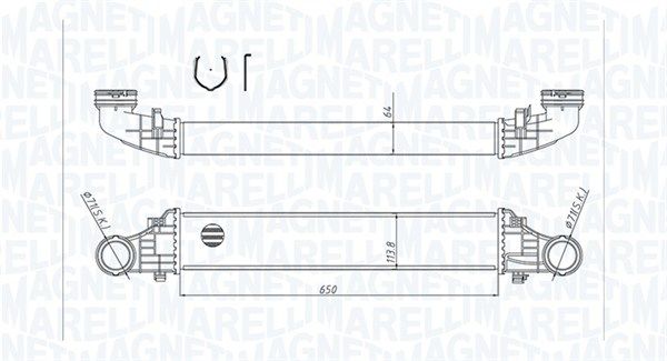 MAGNETI MARELLI 351319204180 Charge Air Cooler