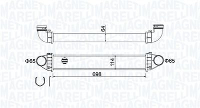 Charge Air Cooler MAGNETI MARELLI 351319204210