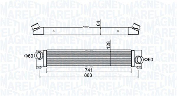 MAGNETI MARELLI 351319204230 Charge Air Cooler