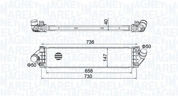 MAGNETI MARELLI 351319204270 Charge Air Cooler