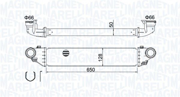 MAGNETI MARELLI 351319204280 Charge Air Cooler