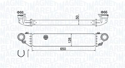Charge Air Cooler MAGNETI MARELLI 351319204280