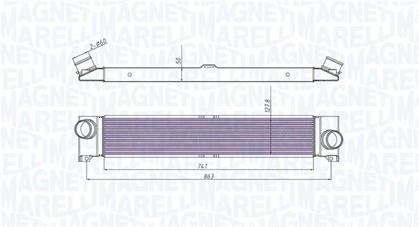 MAGNETI MARELLI 351319204310 Charge Air Cooler