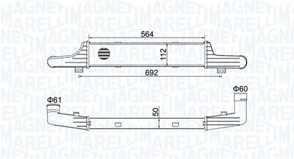 MAGNETI MARELLI 351319204330 Charge Air Cooler