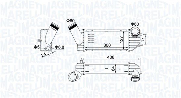 MAGNETI MARELLI 351319204340 Charge Air Cooler