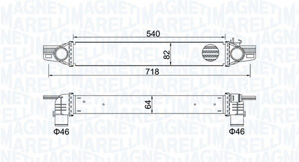 MAGNETI MARELLI 351319204360 Charge Air Cooler
