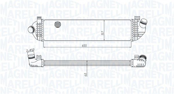 MAGNETI MARELLI 351319204370 Charge Air Cooler