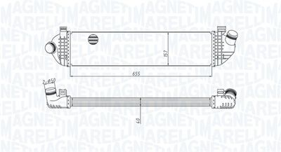 Charge Air Cooler MAGNETI MARELLI 351319204370