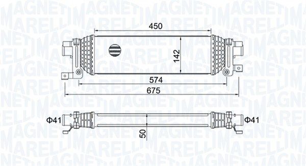 MAGNETI MARELLI 351319204380 Charge Air Cooler