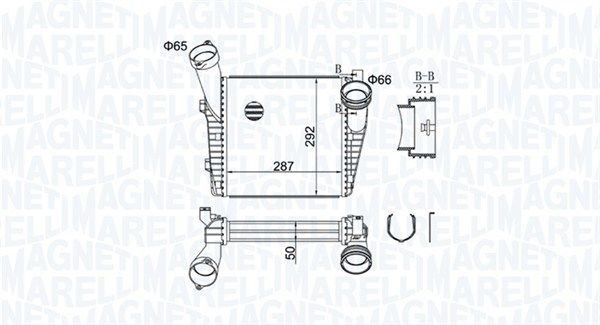 MAGNETI MARELLI 351319204400 Charge Air Cooler