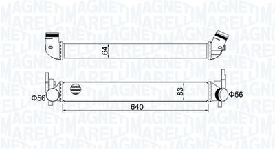 Charge Air Cooler MAGNETI MARELLI 351319204410