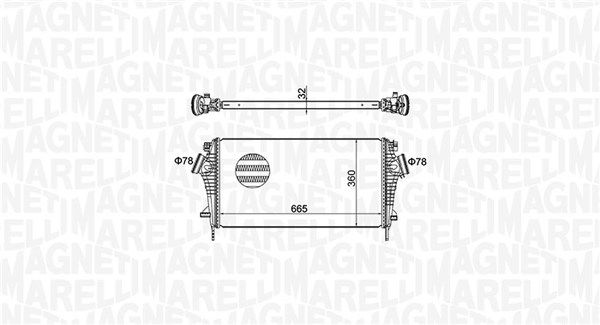MAGNETI MARELLI 351319204440 Charge Air Cooler