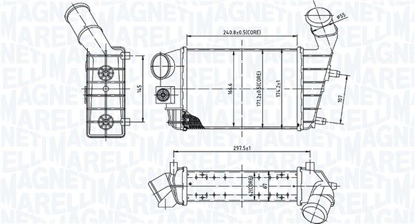 MAGNETI MARELLI 351319204460 Charge Air Cooler