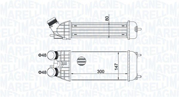 MAGNETI MARELLI 351319204470 Charge Air Cooler
