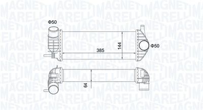 Charge Air Cooler MAGNETI MARELLI 351319204480