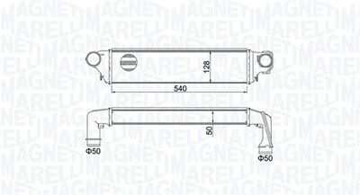 Charge Air Cooler MAGNETI MARELLI 351319204500