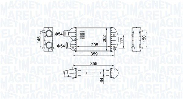 MAGNETI MARELLI 351319204510 Charge Air Cooler