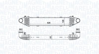 Charge Air Cooler MAGNETI MARELLI 351319204520