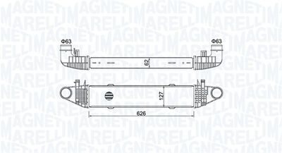 Charge Air Cooler MAGNETI MARELLI 351319204540