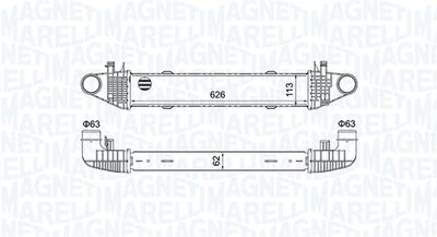 Charge Air Cooler MAGNETI MARELLI 351319204550