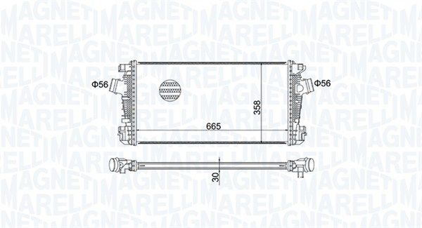 MAGNETI MARELLI 351319204570 Charge Air Cooler