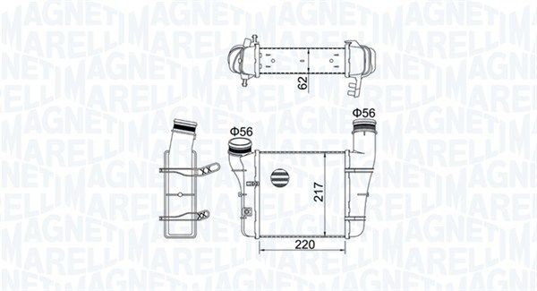 MAGNETI MARELLI 351319204580 Charge Air Cooler