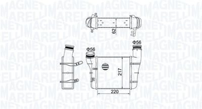 Charge Air Cooler MAGNETI MARELLI 351319204580