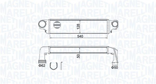 MAGNETI MARELLI 351319204590 Charge Air Cooler