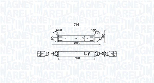 MAGNETI MARELLI 351319204610 Charge Air Cooler