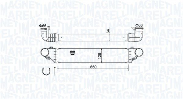 MAGNETI MARELLI 351319204640 Charge Air Cooler
