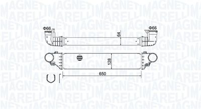 Charge Air Cooler MAGNETI MARELLI 351319204640