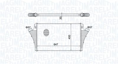 Charge Air Cooler MAGNETI MARELLI 351319204650