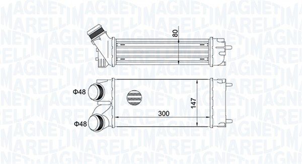 MAGNETI MARELLI 351319204670 Charge Air Cooler