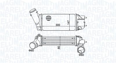 Charge Air Cooler MAGNETI MARELLI 351319204680