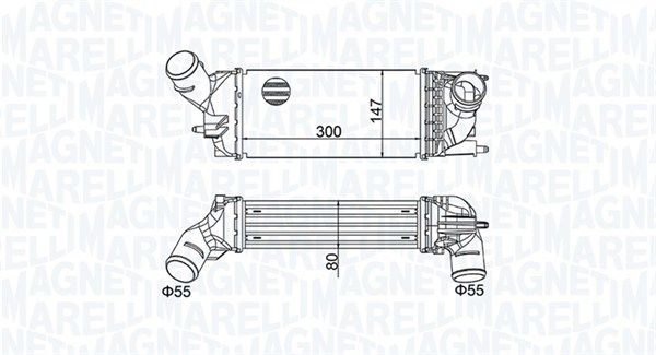 MAGNETI MARELLI 351319204690 Charge Air Cooler