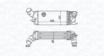 Charge Air Cooler MAGNETI MARELLI 351319204690