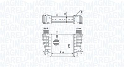 Charge Air Cooler MAGNETI MARELLI 351319204710