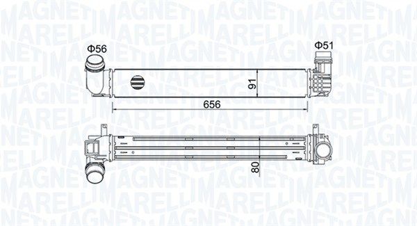 MAGNETI MARELLI 351319204730 Charge Air Cooler