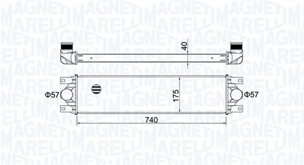 MAGNETI MARELLI 351319204790 Charge Air Cooler