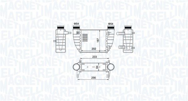 MAGNETI MARELLI 351319204850 Charge Air Cooler