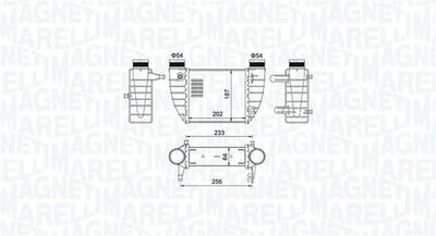 Charge Air Cooler MAGNETI MARELLI 351319204850