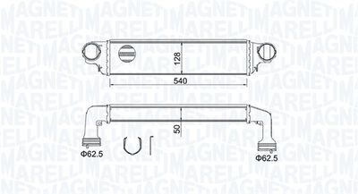 Charge Air Cooler MAGNETI MARELLI 351319204890