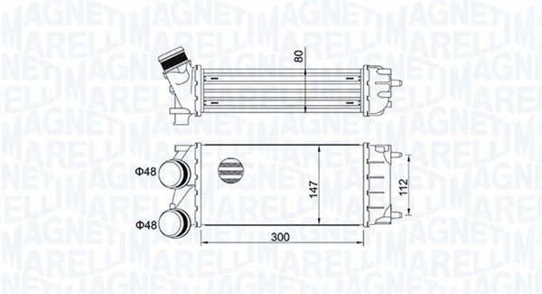 MAGNETI MARELLI 351319204920 Charge Air Cooler