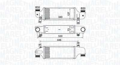 Charge Air Cooler MAGNETI MARELLI 351319204930