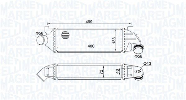MAGNETI MARELLI 351319204940 Charge Air Cooler