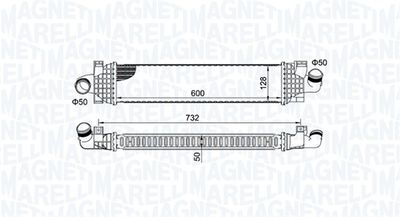 Charge Air Cooler MAGNETI MARELLI 351319204980
