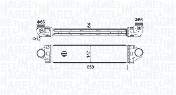 MAGNETI MARELLI 351319204990 Charge Air Cooler