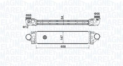 Charge Air Cooler MAGNETI MARELLI 351319204990