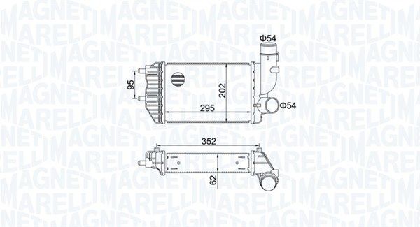 MAGNETI MARELLI 351319205000 Charge Air Cooler